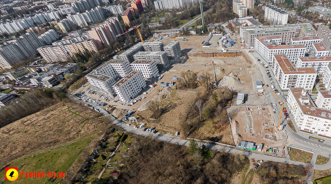 22.03.2023 - Baustele und Wohnanlage Alexisquartier